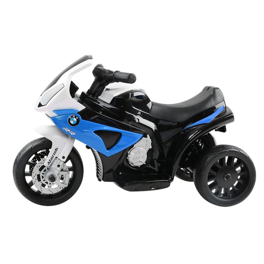 BMW S1000RR Kinder-Motorrad Elektro - Lizenziert Ride-On 12V Blau